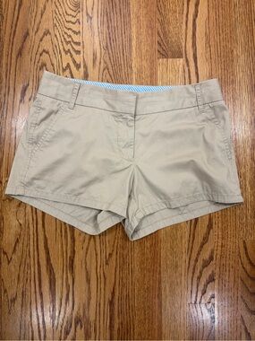 J. Crew 2.5" 100% Cotton Broken-in Khaki Chino Shorts (4)